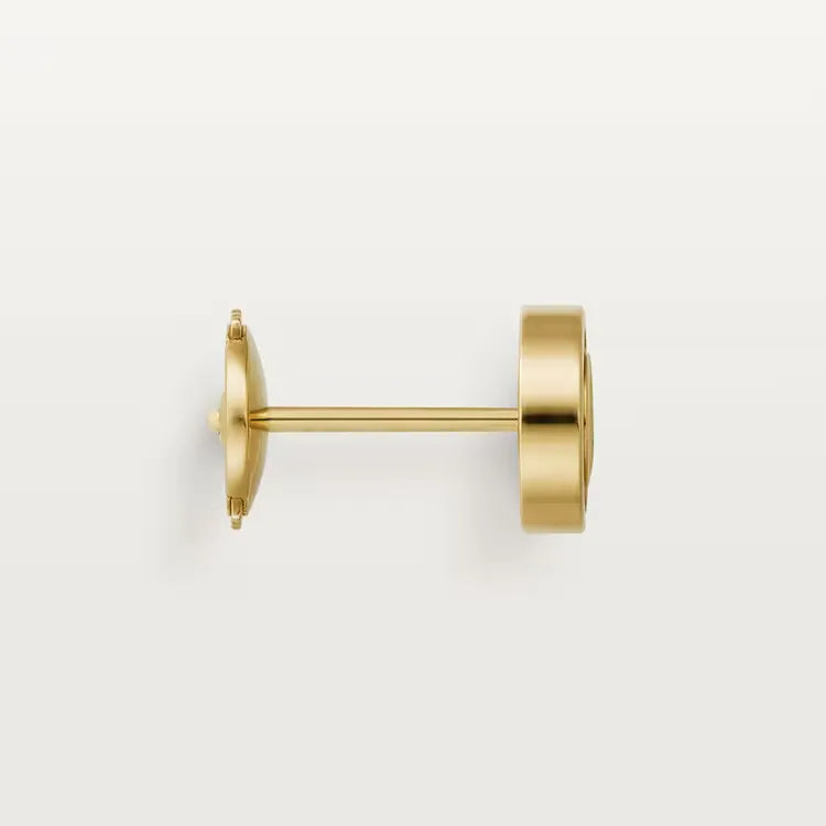 Screw Motif Stud Earrings in Yellow Gold Vermeil