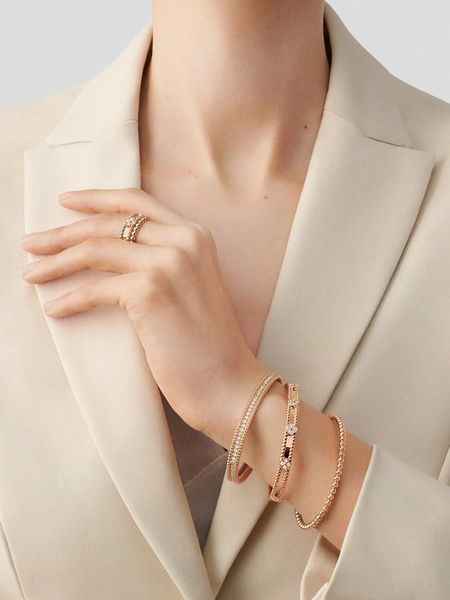 Sweet Clover Diamond Bracelet