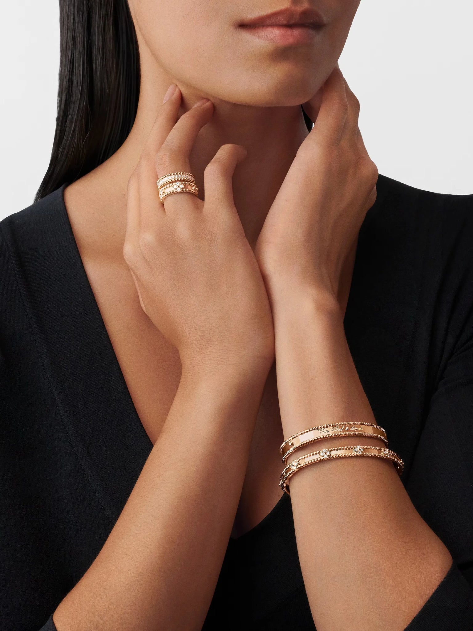 Sweet Clover Rose Gold Bracelet