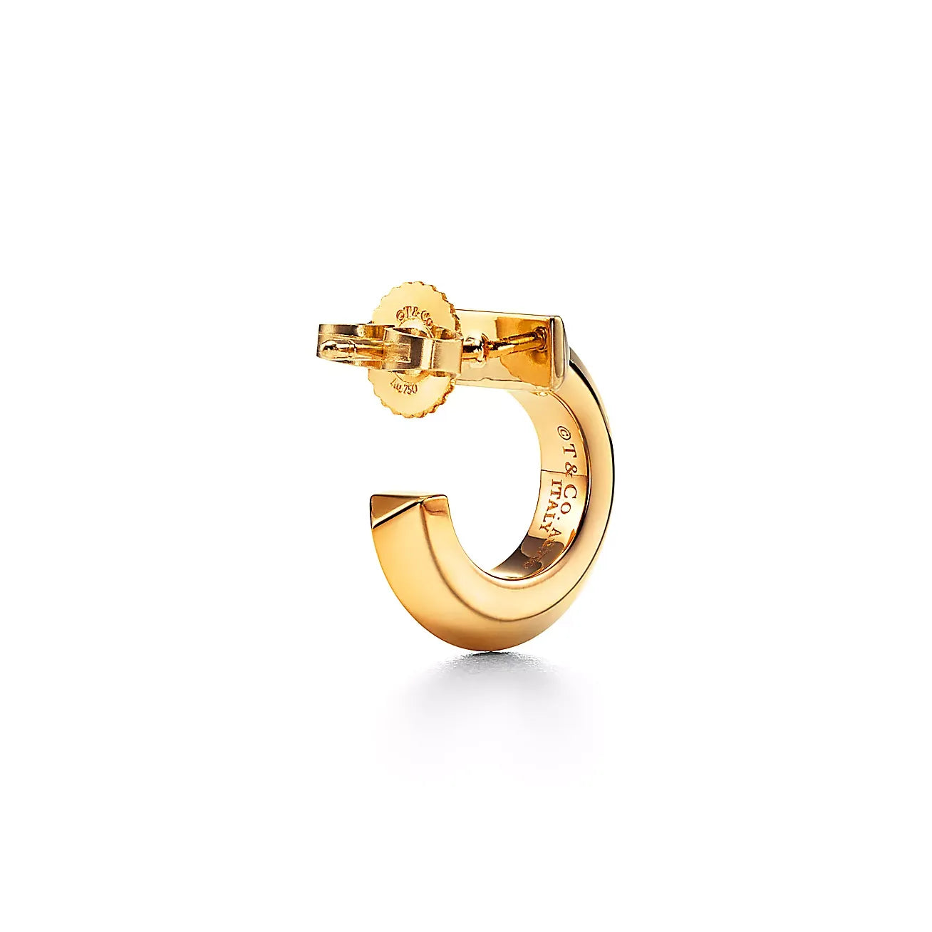 T1 Extra Small Yellow Gold Earrings