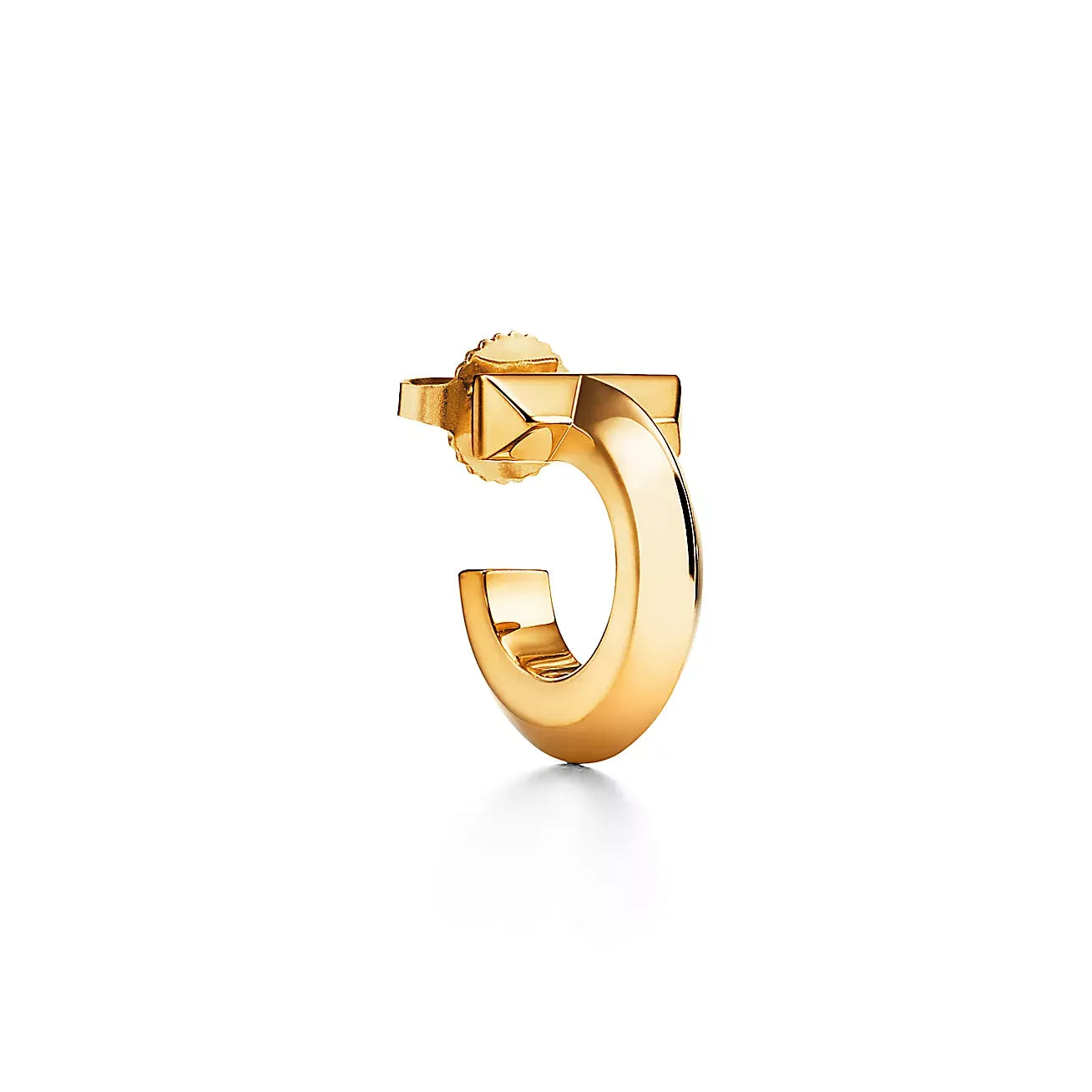 T1 Extra Small Yellow Gold Earrings