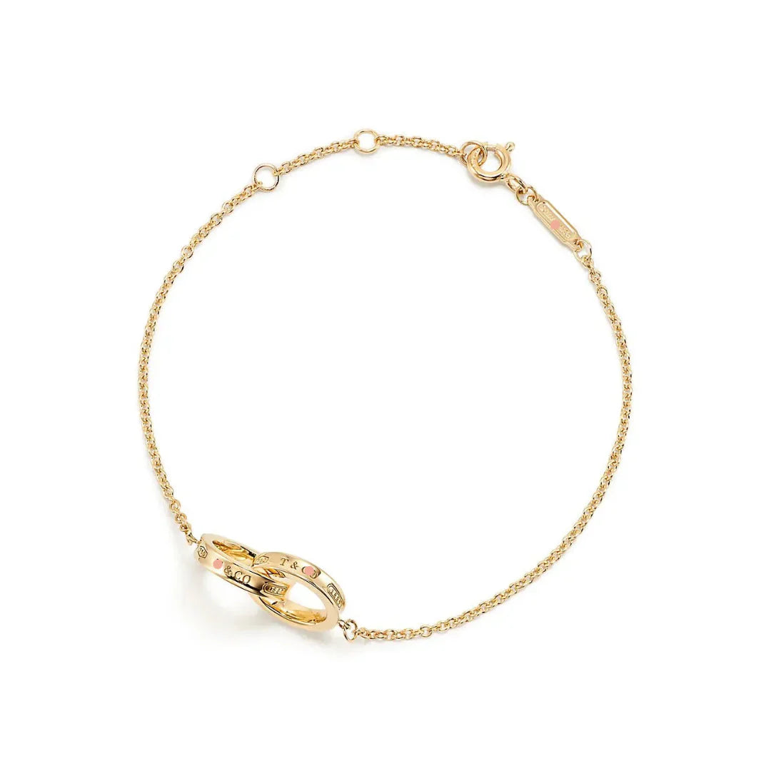 1837 Interlocking Circles Chain Bracelet