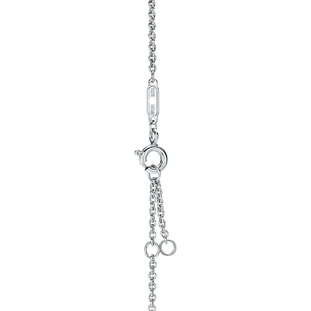 1837 Interlocking Circles Chain Bracelet White Gold