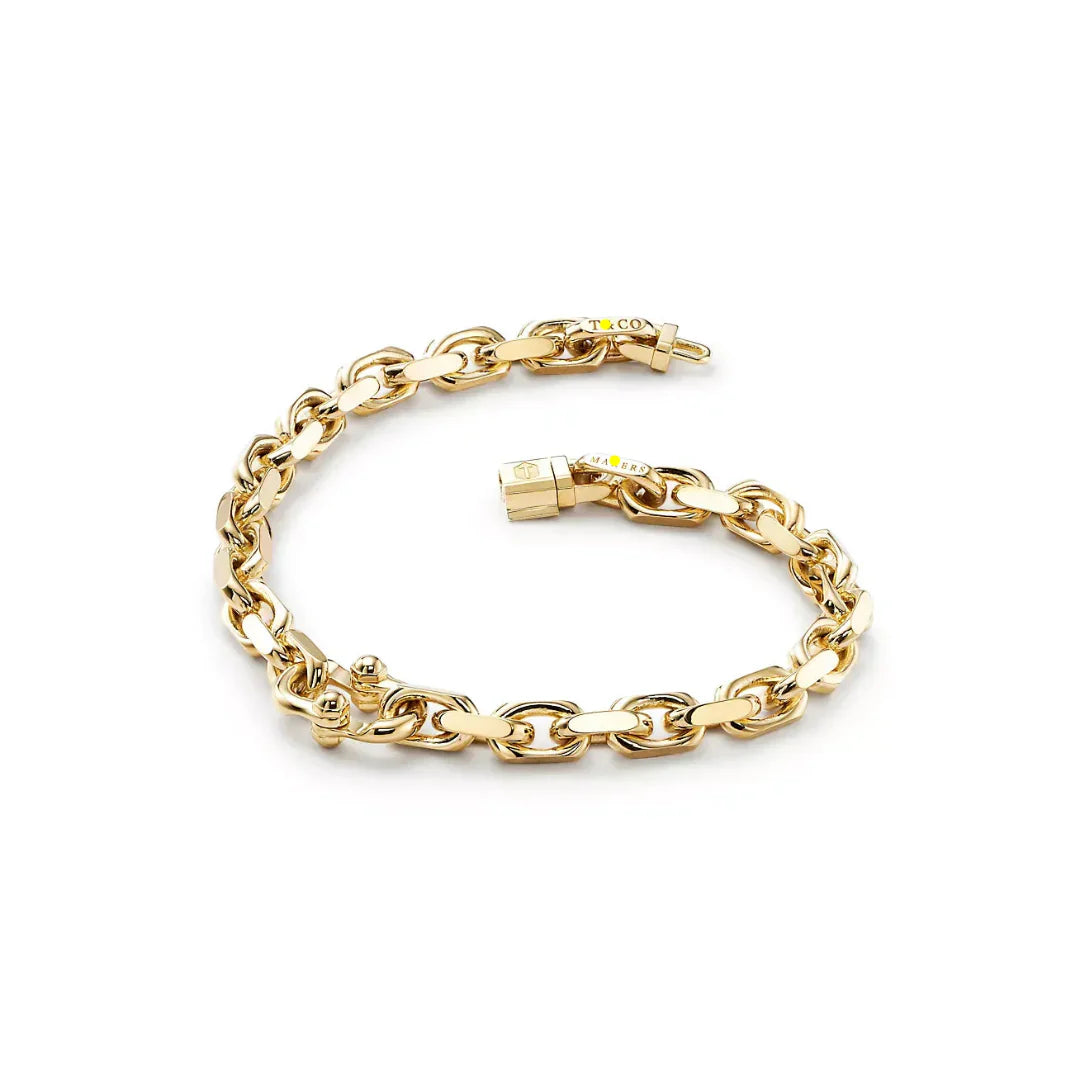 1837 Makers Narrow Chain Bracelet in Yellow Gold