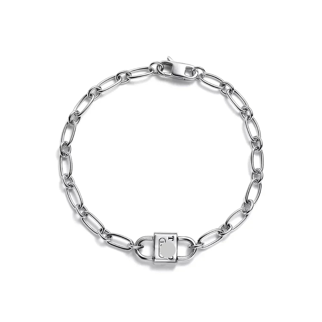 1837 Double Lock Chain Bracelet