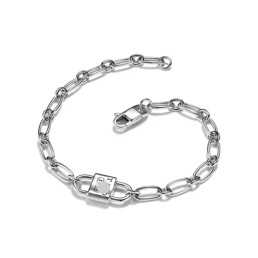 1837 Double Lock Chain Bracelet