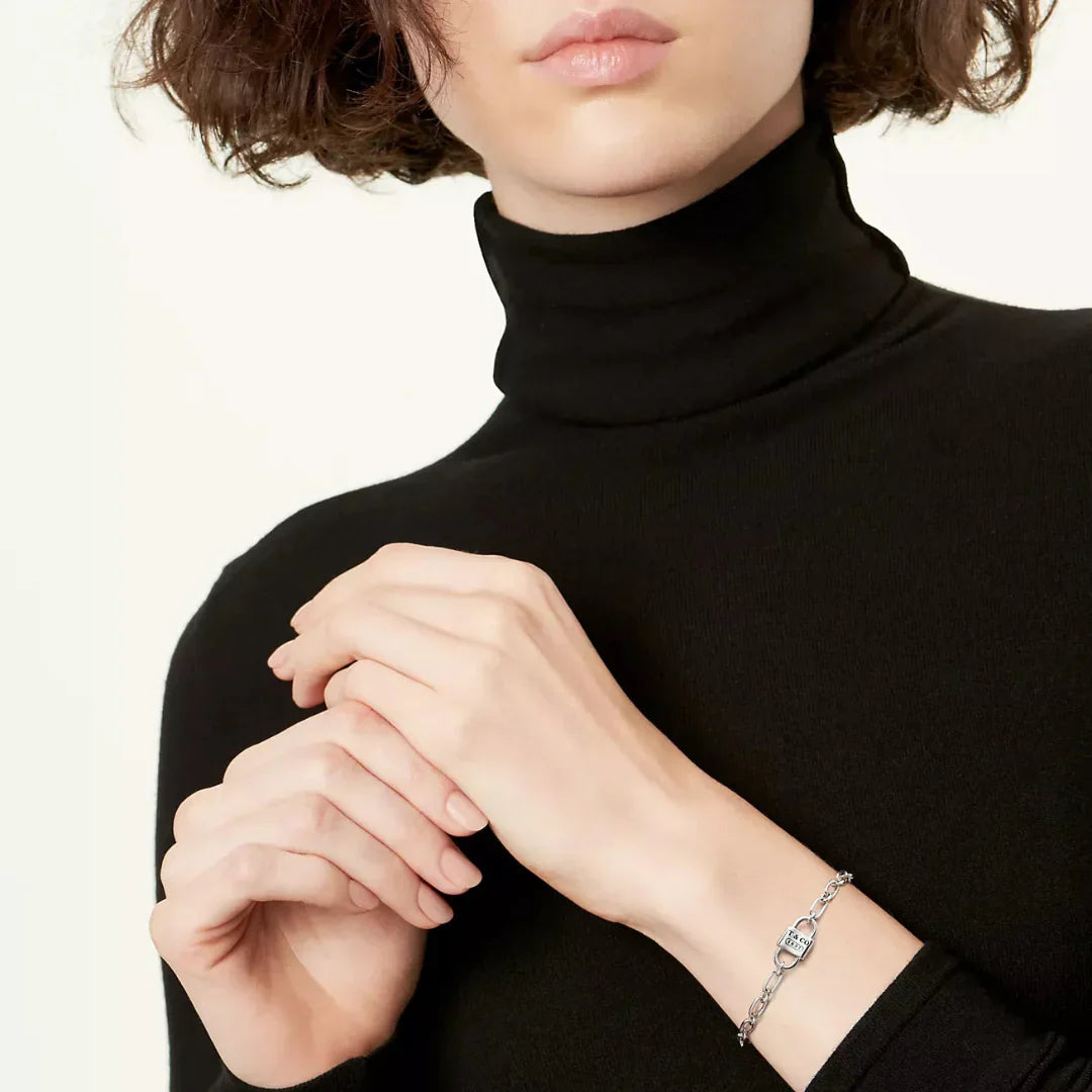 1837 Double Lock Chain Bracelet