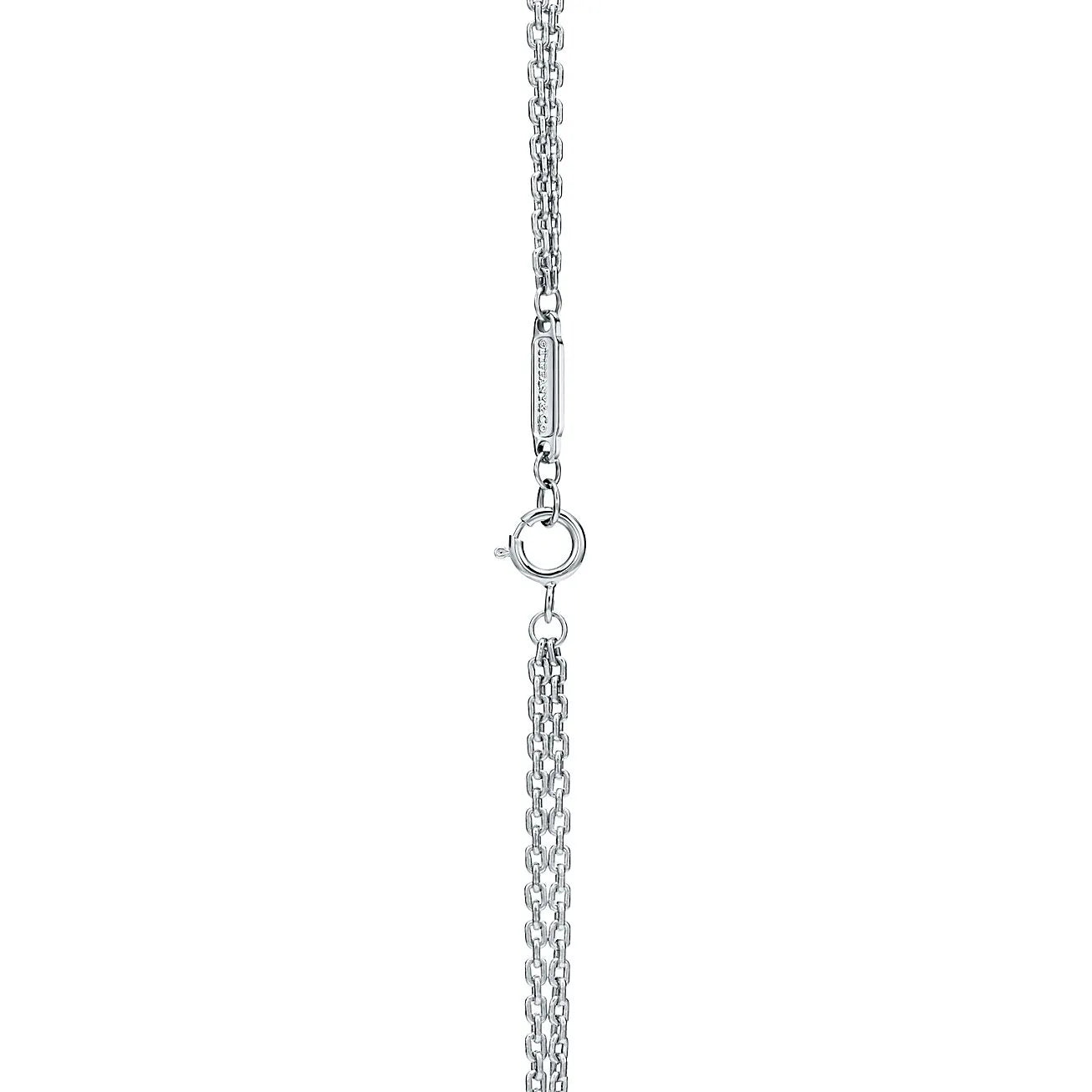 HardWear Large Double Link Pendant in White Gold