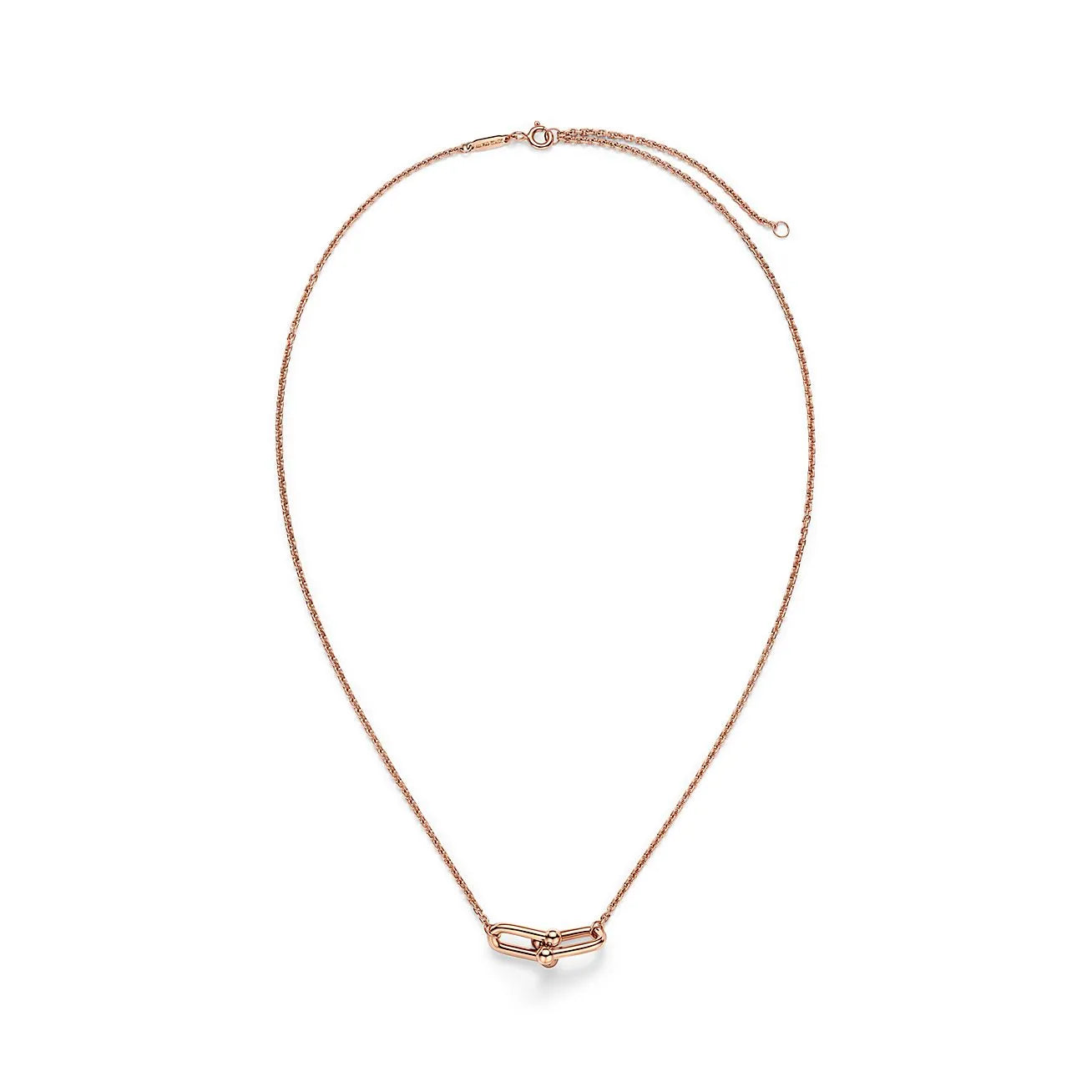 HardWear Small Double Link Pendant in Rose Gold
