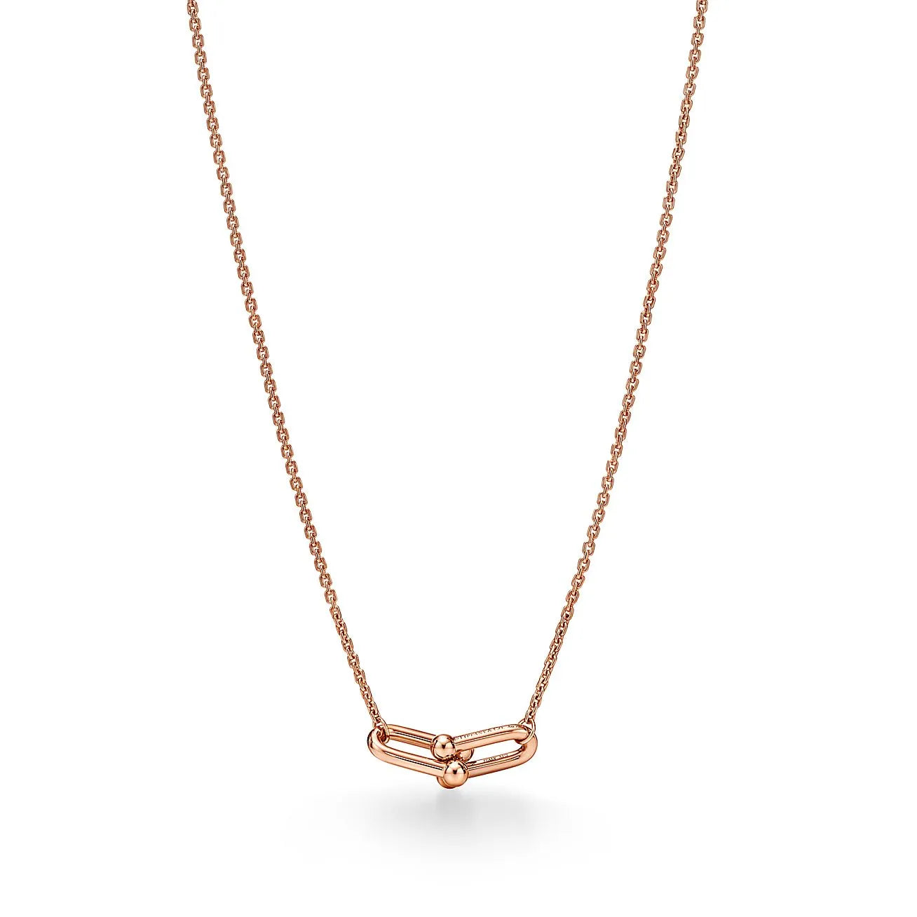 HardWear Small Double Link Pendant in Rose Gold
