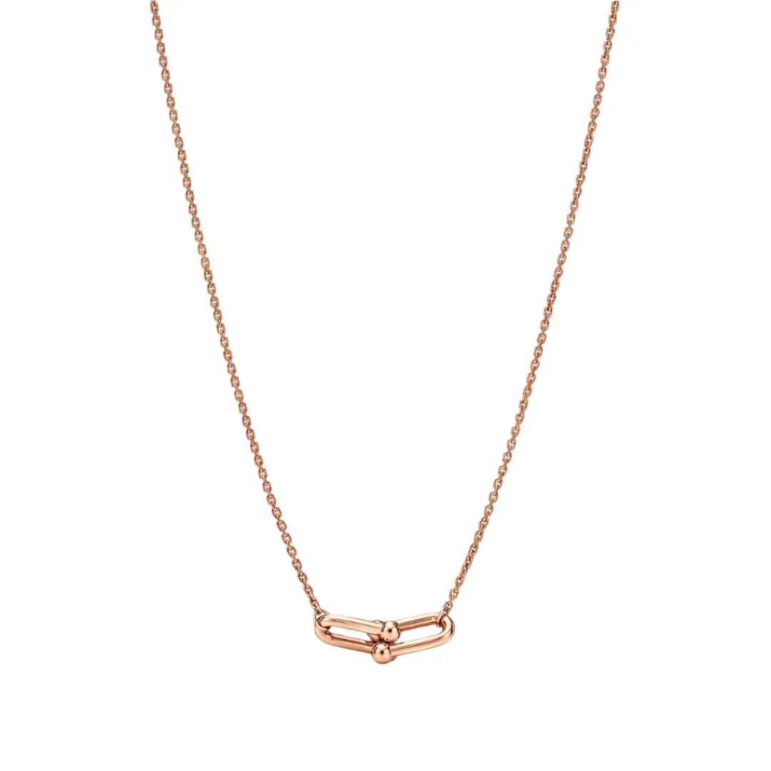 HardWear Small Double Link Pendant in Rose Gold