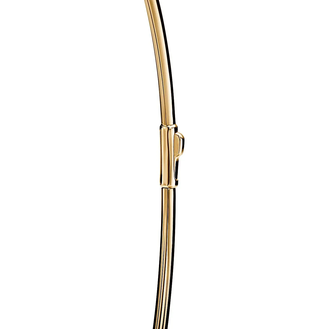 Knot Collar Necklace Yellow Gold with Diamonds