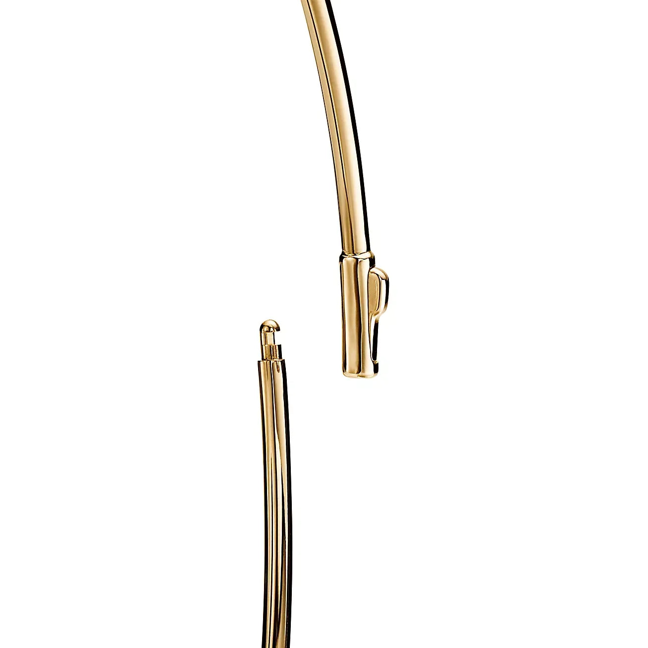 Knot Collar Necklace Yellow Gold with Diamonds