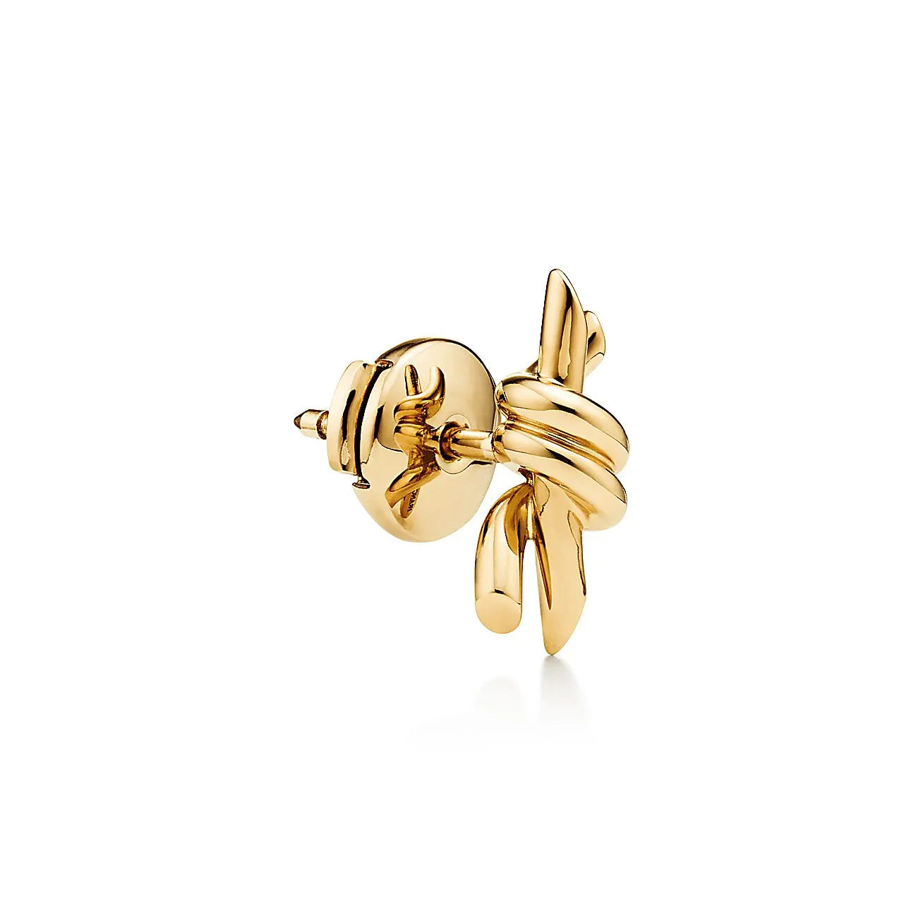 Knot Small Earrings in Yellow Gold
