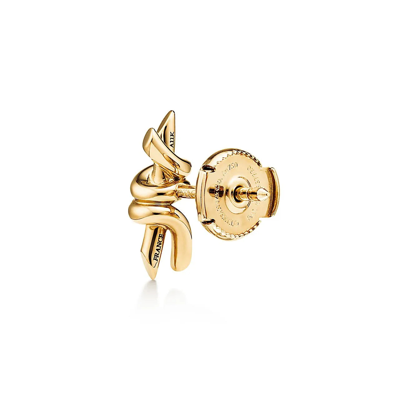 Knot Small Earrings in Yellow Gold