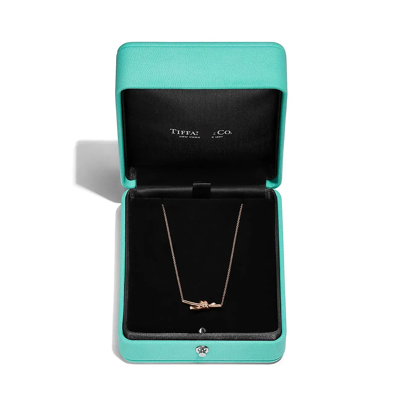 Knot Small Pendant in Rose Gold