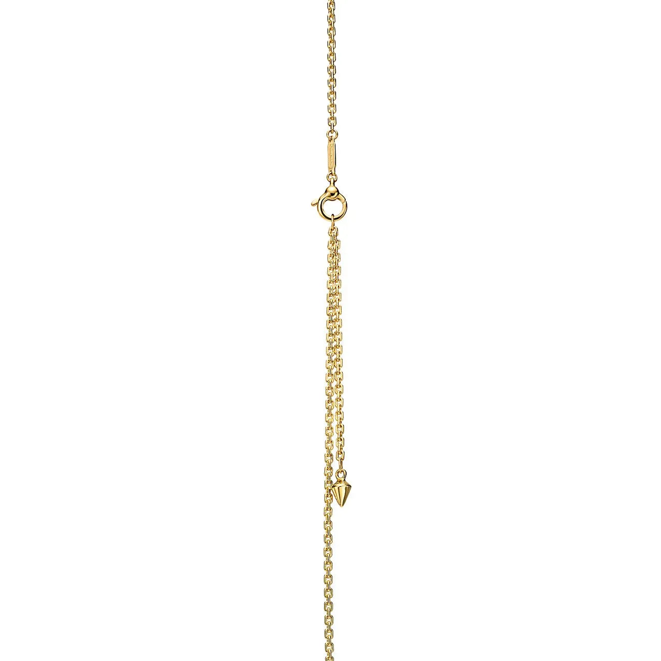 Pearl Pendant Necklace in Yellow Gold with Diamonds
