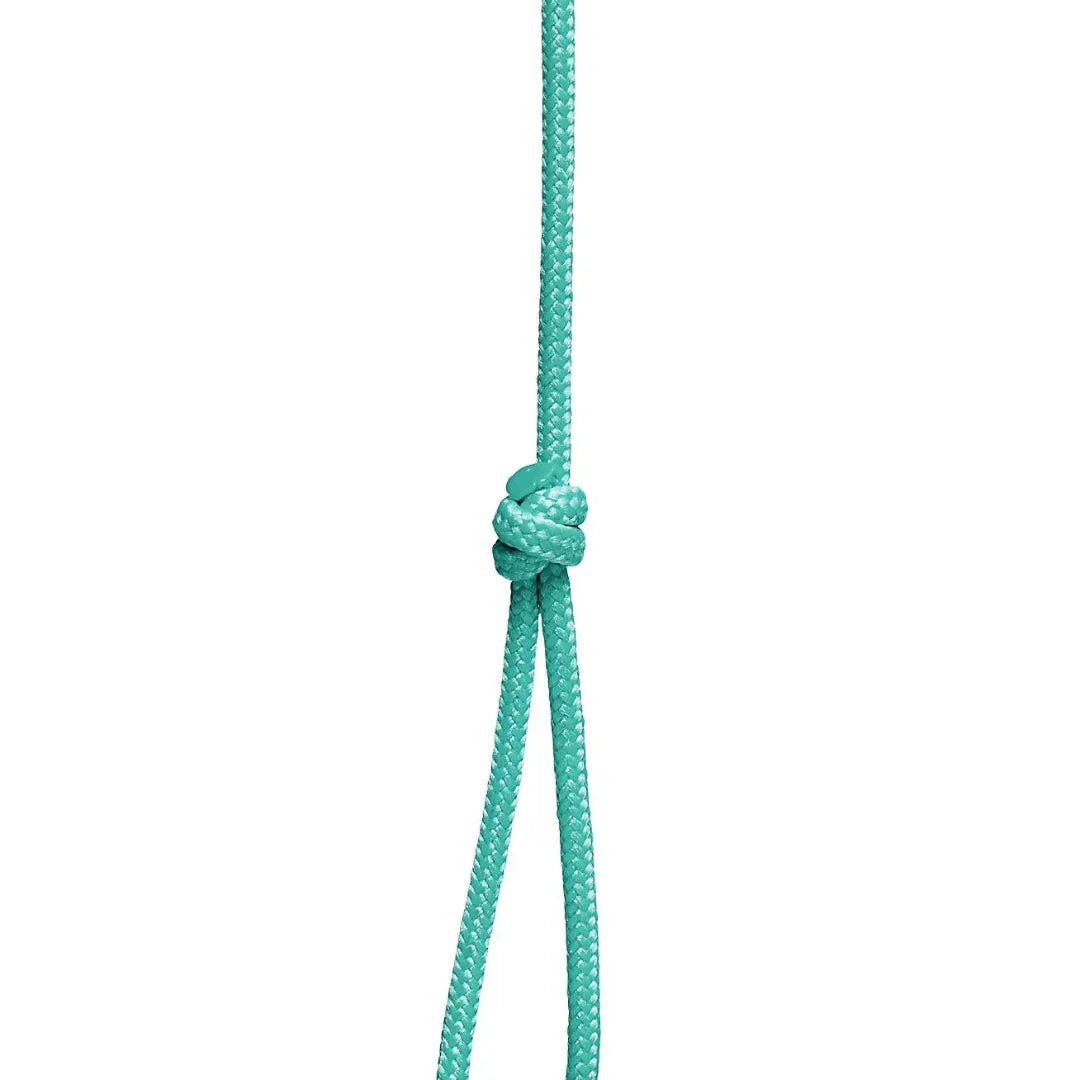 T Smile Bracelet with Rose Gold on a Blue Cord
