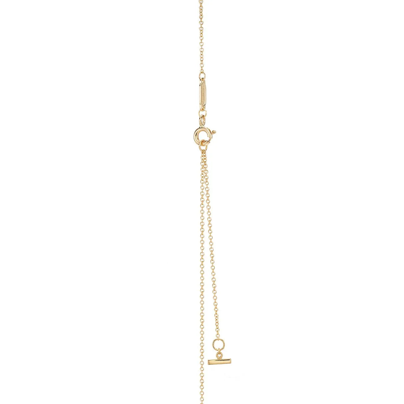 T Smile Pendant in Yellow Gold Full Diamonds