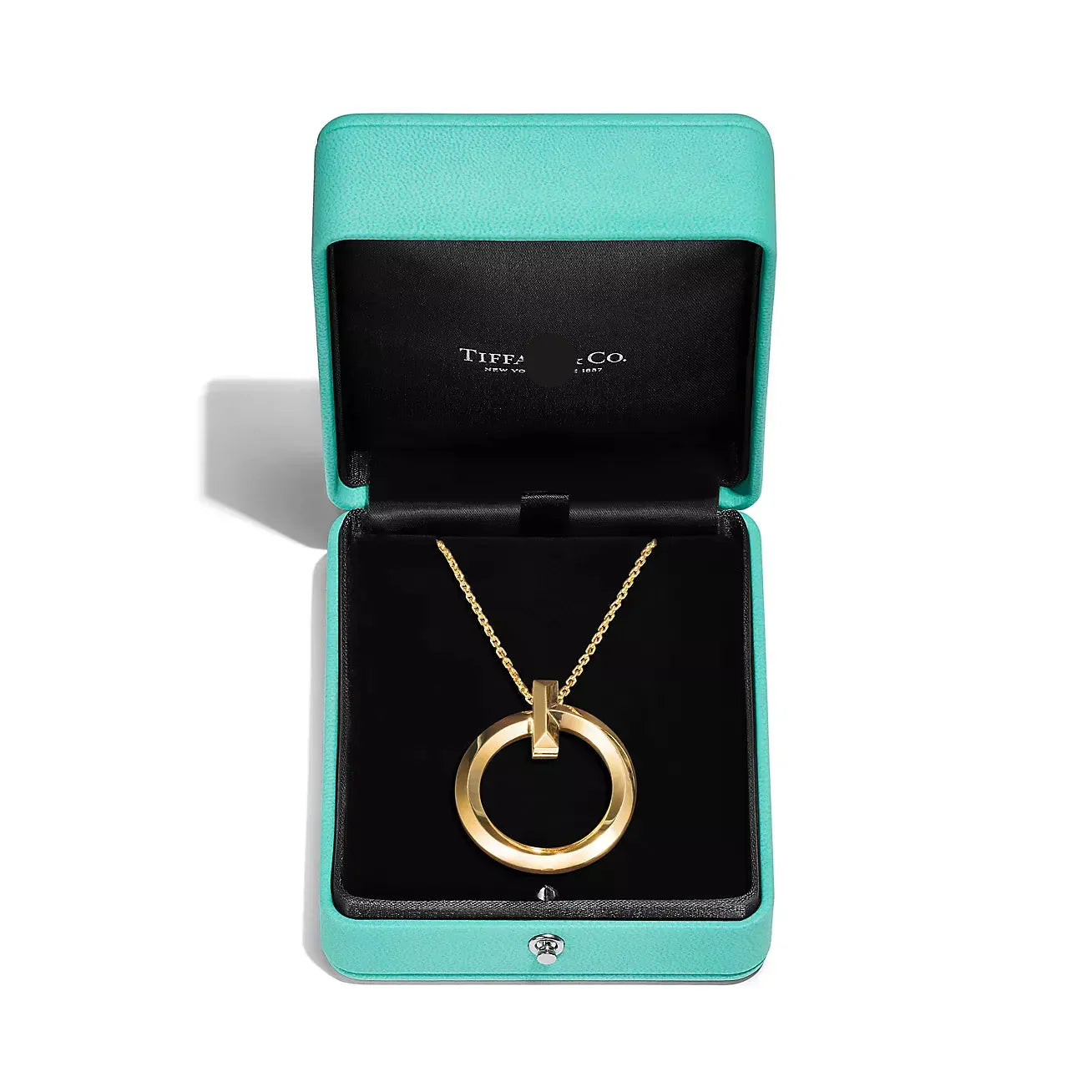 T T1 Circle Pendant Necklace Large