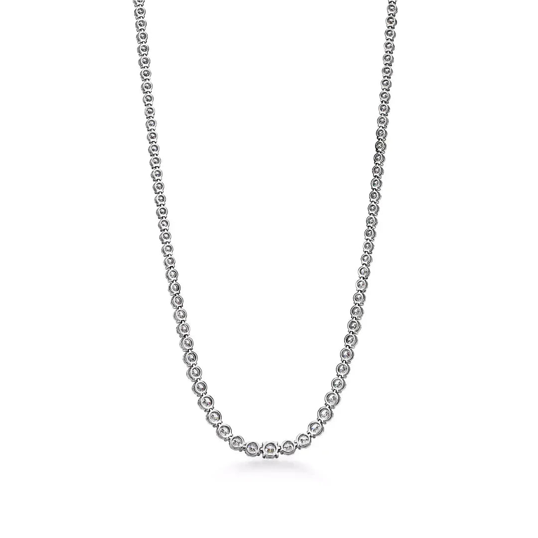 Victoria Diamond Necklace in White Gold