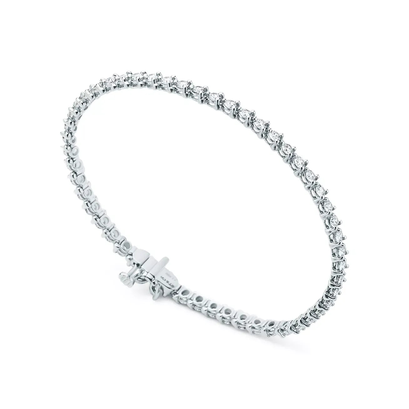 Victoria Tennis Bracelet White Gold Full Diamonds