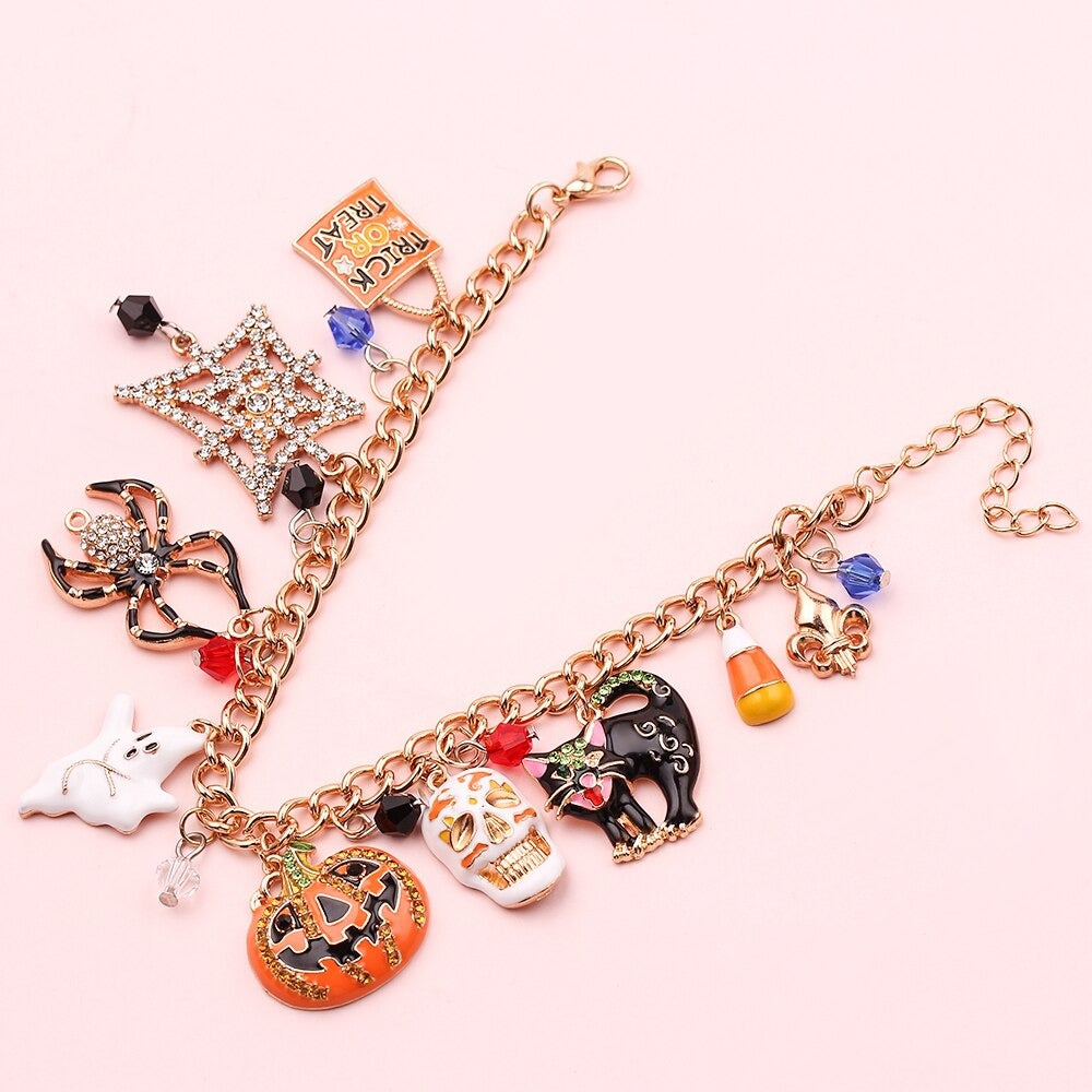 Halloween Pumpkin Bracelet