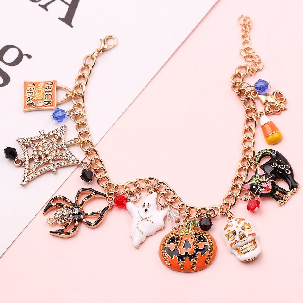 Halloween Pumpkin Bracelet