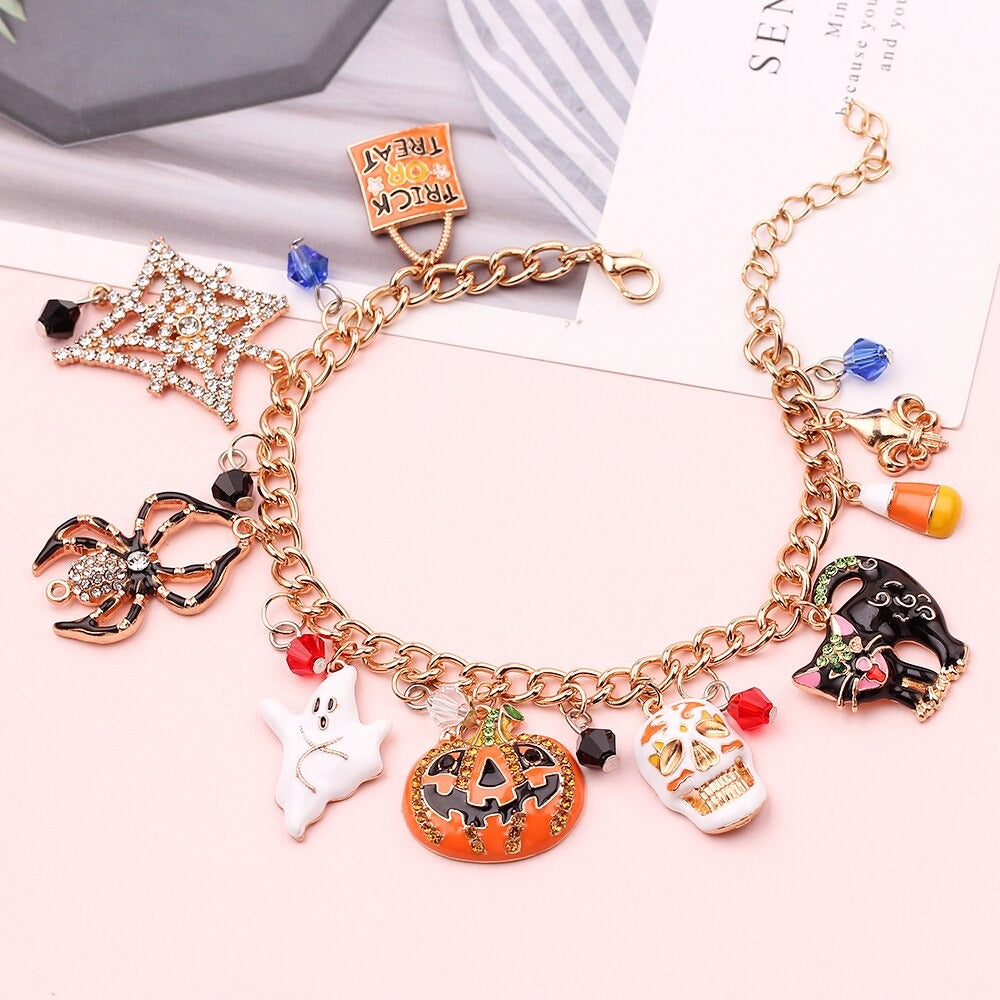 Halloween Pumpkin Bracelet